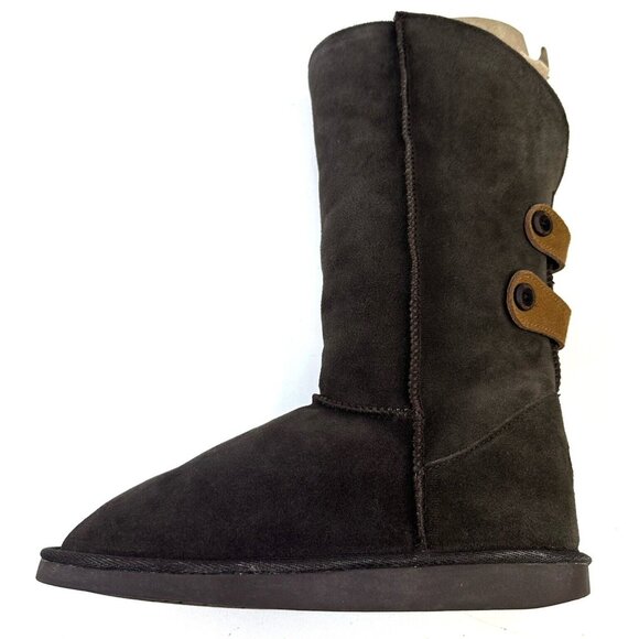 Emu Wool Zoe Women's Winter Boots Merino Wool Lining Gray Suede Size 8 W20221 - Picture 5 of 14